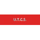 Scritta Identificativa U.T.C.S. base velcro cm 3x10
