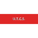 Scritta Identificativa U.T.C.S. base velcro cm 3x10