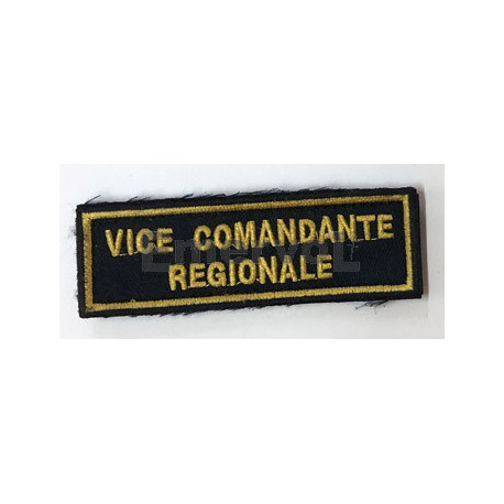 PATCH RICAMATA CM 3X10 SENZA BASE VELCRO