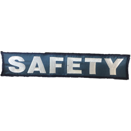 PATCH RICAMATA 25X5CM DORSO VELCRATO