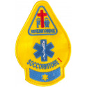 PATCH RICAMATA CM 13X8 GOCCIA