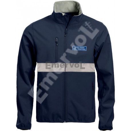Giacca Unisex Soft Shell Ausiliario del Traffico