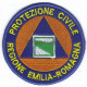 DISTINTIVO RICAMATO PROTEZIONE CIVILE EMILIA ROMAGNA DIAM.7,5CM