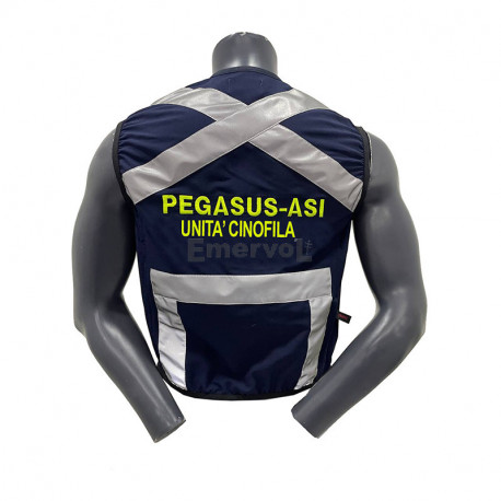 GILET UNISEX ELASTICIZZATO PEGASUS UNITA' CINOFILA