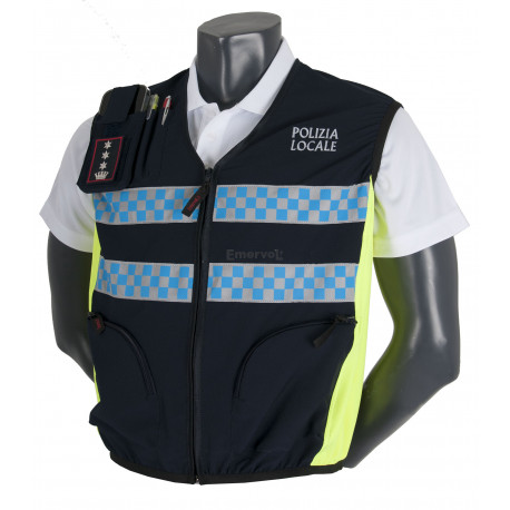 GILET TECNICO ELASTICIZZATO POLIZIA LOCALE