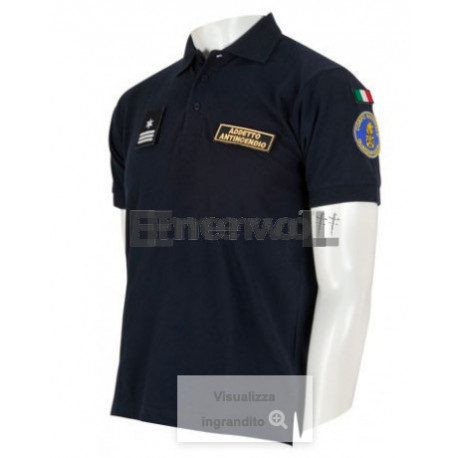 POLO TECNICA MANICHE CORTE GUARDIAFUOCHI