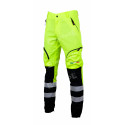 PANTALONE TECNICO BICOLORE TESSUTO ELASTICIZZATO RIP STOP