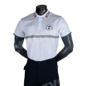 POLO TECNICA BIANCA MANICHE CORTE