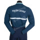 POLO TECNICA BLU MANICHE LUNGHE