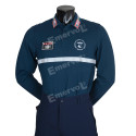 POLO TECNICA BLU MANICHE LUNGHE