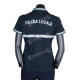 POLO TECNICA DONNA MANICHE CORTE BLU