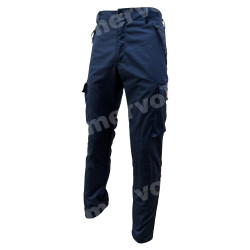 PANTALONE MULTITASCHE BLU NAVY ITALPOL GS