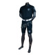 POLO TECNICA BLU MANICHE CORTE