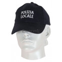 Cappellino cotone Polizia Locale